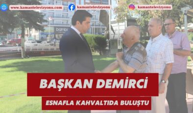 Kaman Belediye Başkanı Emre Demirci, Ceviz Cafe’de Esnafla Kahvaltıda Buluştu