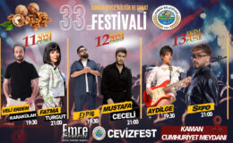 33. Kaman Ceviz Kültür ve Sanat Festivali Yarışmalarla Başlıyor!