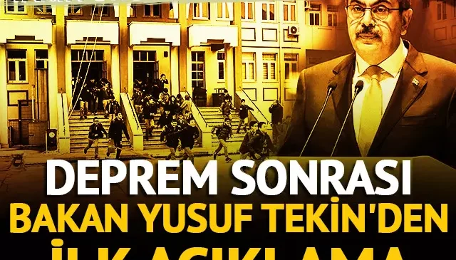 SON DAKİKA | DEPREM SONRASI OKULLAR TATİL Mİ?