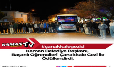 Kaman Belediye Başkanı, Başarılı Öğrencileri Ödüllendirdi!