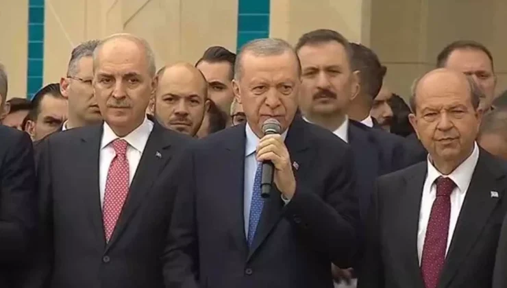 Cumhurbaşkanı Erdoğan’dan KKTC mesajı! Açılışta son noktayı koydu: “Kardeşliğimizi bozmaya çalışanlar başarılı olamayacak”