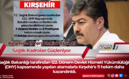 Kırşehir’e 11 Yeni Hekim Atandı: Sağlık Kadroları Güçleniyor