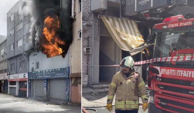 Kağıthane’de tamirhanede yangın çıktı: 1 ölü, 1 yaralı